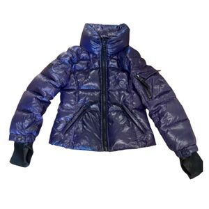 SAM. Girls Purple Down Feather Puffer Jacket
